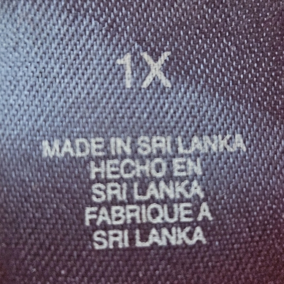 Liz Claiborne Orange Utility Jacket Womens Long Sleeve Button Up 1X - Picture 11 of 12